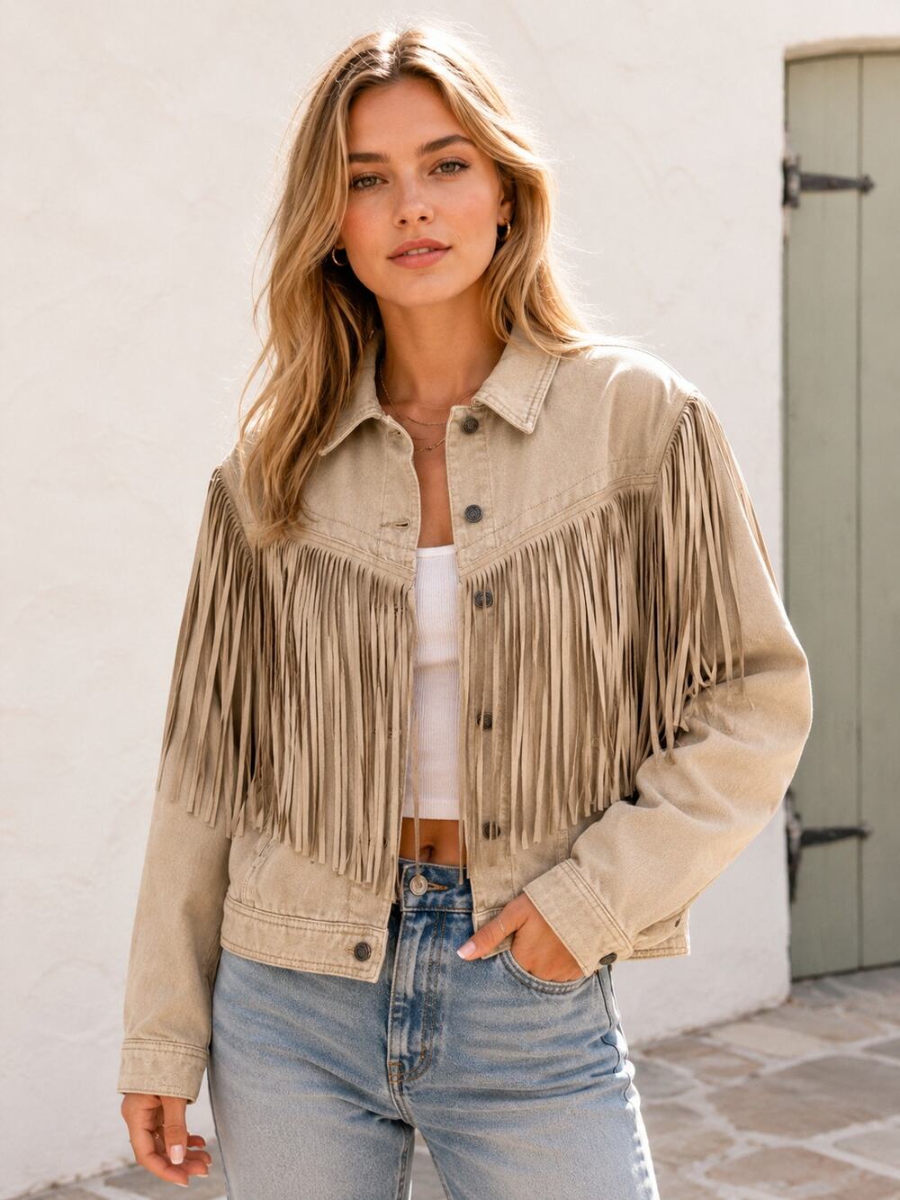 Free People We the Free After Hours Fringe Jacket Medium NWT
